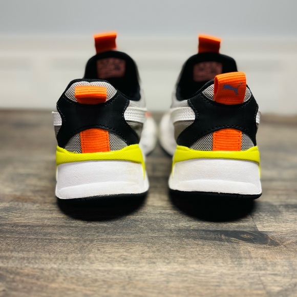 Puma Orange and Yellow Sneakers with Slip-On Design - Picture 4 of 6